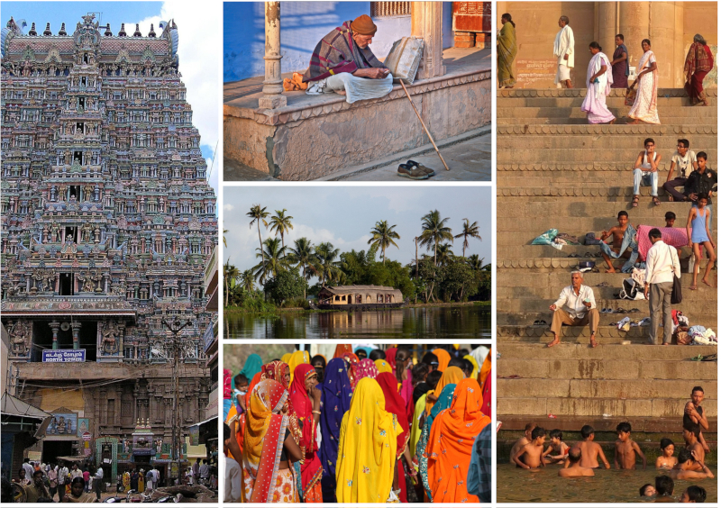 diversité culturelle de l’Inde entre temples, marchés et traditions