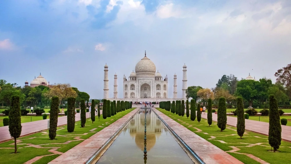 Taj Mahal monument emblématique de l’Inde à Agra